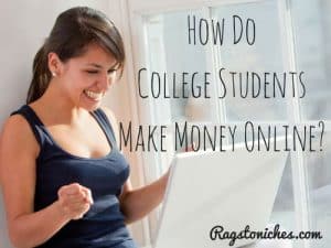how do college students make money online