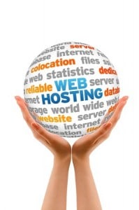 which web hosting is best? picture of woman holding web hosting ball