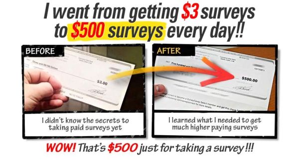 take surveys for cash proof