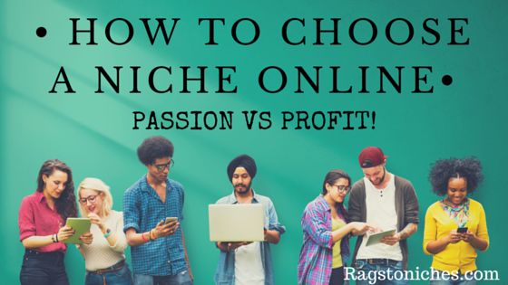 how to choose a niche online