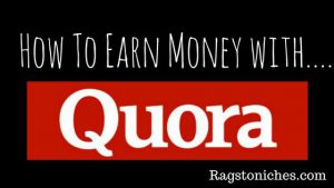 Earn money online with Quora