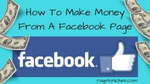 how to make money from a facebook page