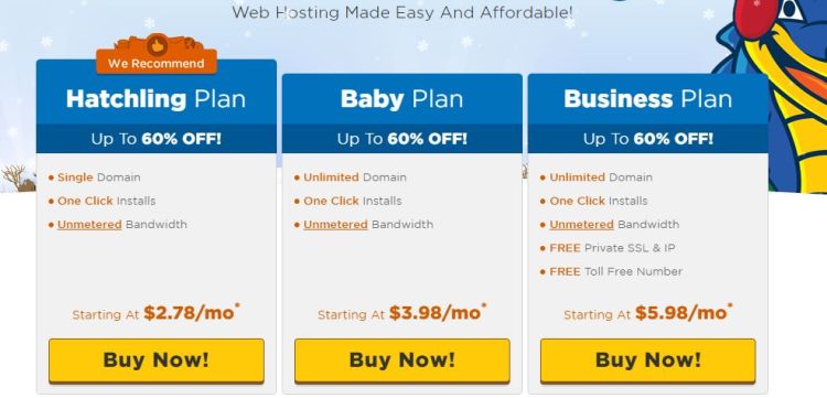 host gator hosting plans