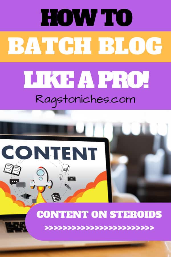 how to batch blog like a pro