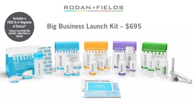 rodan fields big business launch kit