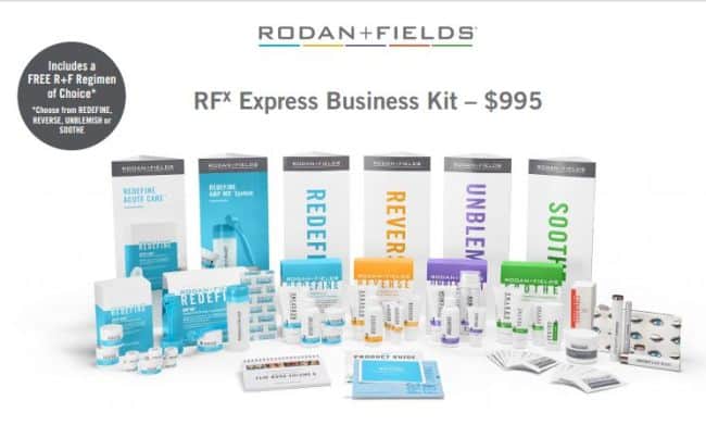 rodan fields express business kit