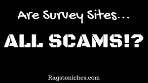 are survey sites scams