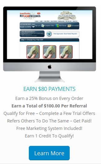 earn $100 referral my cash freebies