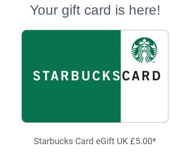 qmee starbucks gift card