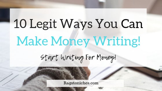 10 legit ways you can make money writing