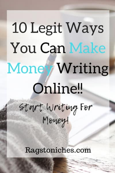 legit ways you can make money writing online.