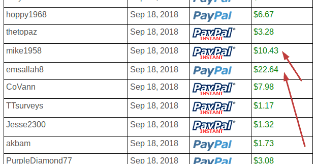 rewarding ways payment proof