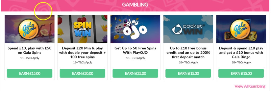 ohmydosh gambling offers