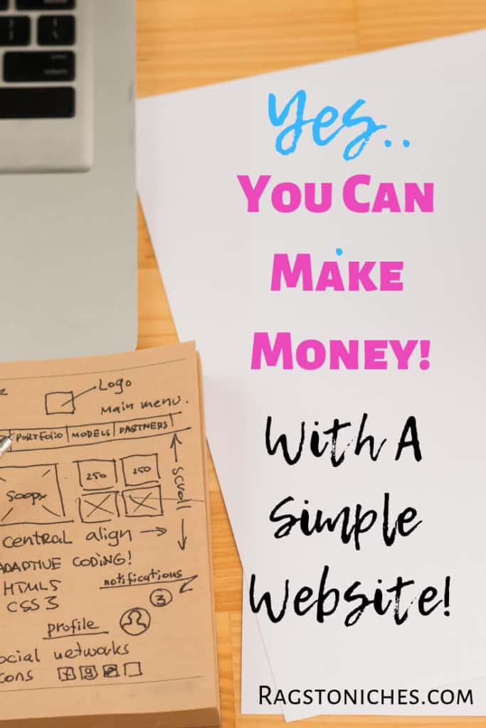 how to make money with a simple website