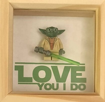 Yoda love you frame