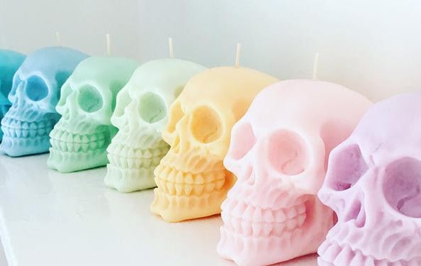 Skull Candles On Etsy