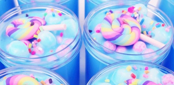 Birthday Cake Slime Etsy