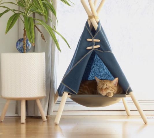 cute cat teepee etsy