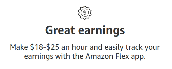 how much do you earn with amazon flex uk