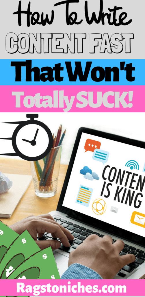 How to write content for your blog fast!