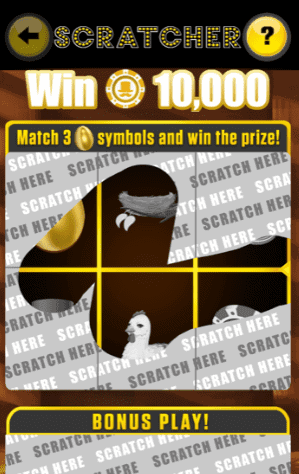 lucky day app scratcher