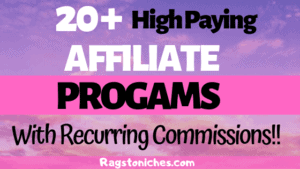 best affiliate programs with recurring commissions