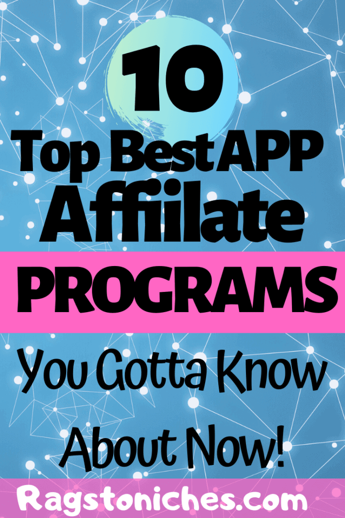 Top 10 best app affiliate programs for you to try. If you're looking to make money online, start a side hustle, or make some extra income, take a look at these apps where you can get paid commissions to refer others.  #affiliatemarketing #smartphoneapps #apps #makemoneyfromhome #sidehustle #extracash