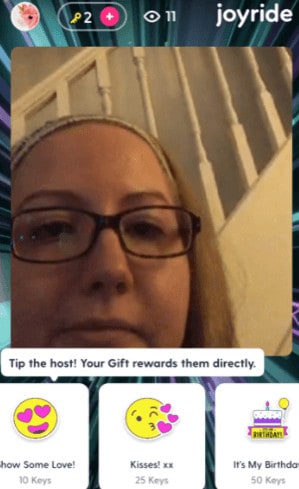 Get gifts as creator on Joyride