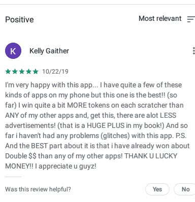 Lucky money reviews