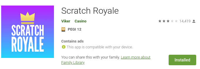 scratch royale app