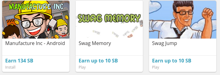 Swagbucks apps and games