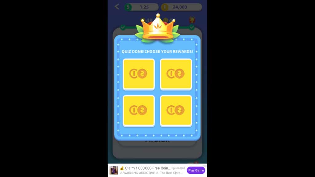 Lucky Now App Quiz Game