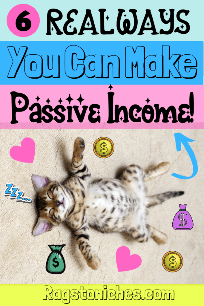 real ways you can make passive income and make money in your Pajamas 