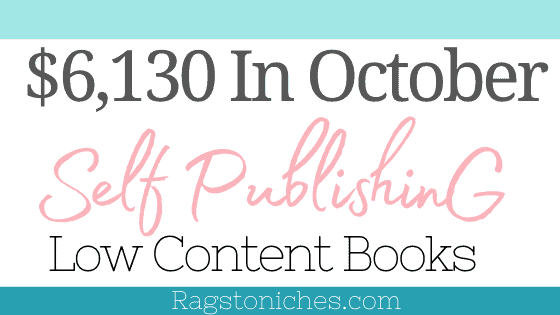 KDP Income Report October 2021: Low Content Publishing
