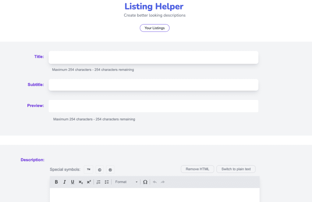 tangent templates listing helper